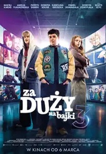 Grafika reklamowa - grupa młodzieży na niebieskawym tle