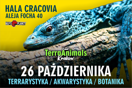 Bilety na wydarzenie - Terra Animals Kraków - 26 Października 2025 - Terrarystyka & Akwarystyka & Botanika, Kraków