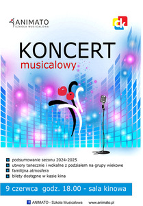 Bilety na wydarzenie - Koncert Musicalowy ANIMATO 2025, Grodzisk Mazowiecki