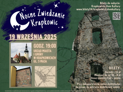 Bilety na wydarzenie - Nocne Zwiedzanie Otmętu, Krapkowice