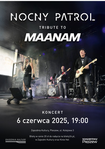 Bilety na wydarzenie - Koncert Nocny Patrol - TRIBUTE TO MAANAM, Pleszew