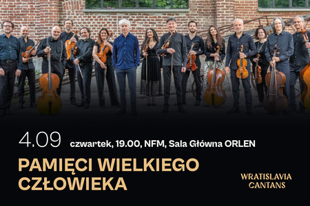 Bilety na wydarzenie - Pamięci wielkiego Człowieka | 60. Międzynarodowy Festiwal Wratislavia Cantans, Wrocław