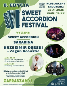 Bilety na wydarzenie - 8. EDYCJA  SWEET ACCORDION FESTIWAL, Grudziądz