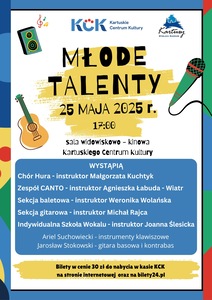 Bilety na wydarzenie - Młode talenty, Kartuzy