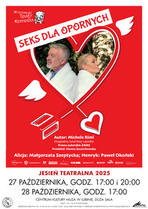 Bilety na wydarzenie - SEKS DLA OPORNYCH – Wrocławski Teatr Komedia, Lubin