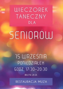 Bilety na wydarzenie - Wieczorek Taneczny dla Seniorów, Lubin