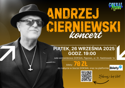 Bilety na wydarzenie - Andrzej Cierniewski, Pępowo