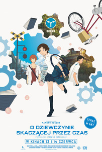 Plakat filmowy Hosoda. O dziewczynie skaczącej przez czas