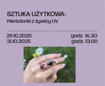 Bilety na wydarzenie - SZTUKA UŻYTKOWA: Pierścionki z żywicy, Toruń
