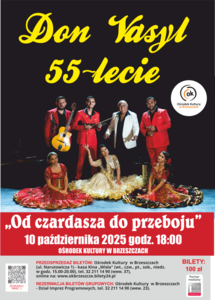 Bilety na wydarzenie - Koncert DON VASYL z zespołem 55- LECIE", Brzeszcze