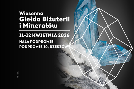 Grafika reklamowa - Wiosenna Giełda Biżuterii i Minerałów w Rzeszowie