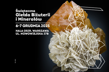 Grafika reklamowa - Świąteczna Giełda Biżuterii i Minerałów w Warszawie