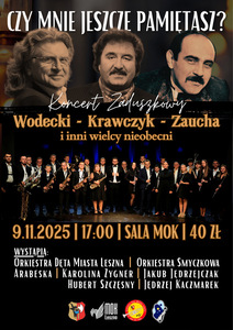 Bilety na wydarzenie - Czy Mnie Jeszcze Pamiętasz? / Koncert Zaduszkowy / 9.11.2025, Leszno