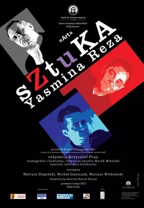 Plakat spektaklu Sztuka