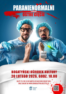 Grafika reklamowa Kabaretu Paranienormalni