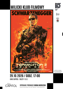 Grafika reklamowa do filmu Terminator 2. Dzień sądu.