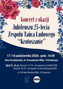 Plakat koncertu