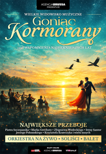 plakat koncertu Goniąc Kormorany