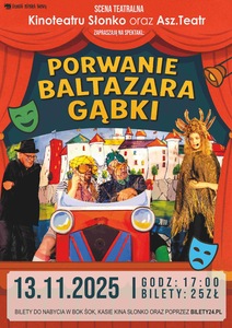Bilety na wydarzenie - Spektakl - Porwanie Baltazara Gąbki, Śrem