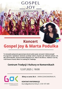 Bilety na wydarzenie - Gospel Joy & Marta Podulka, Komorniki