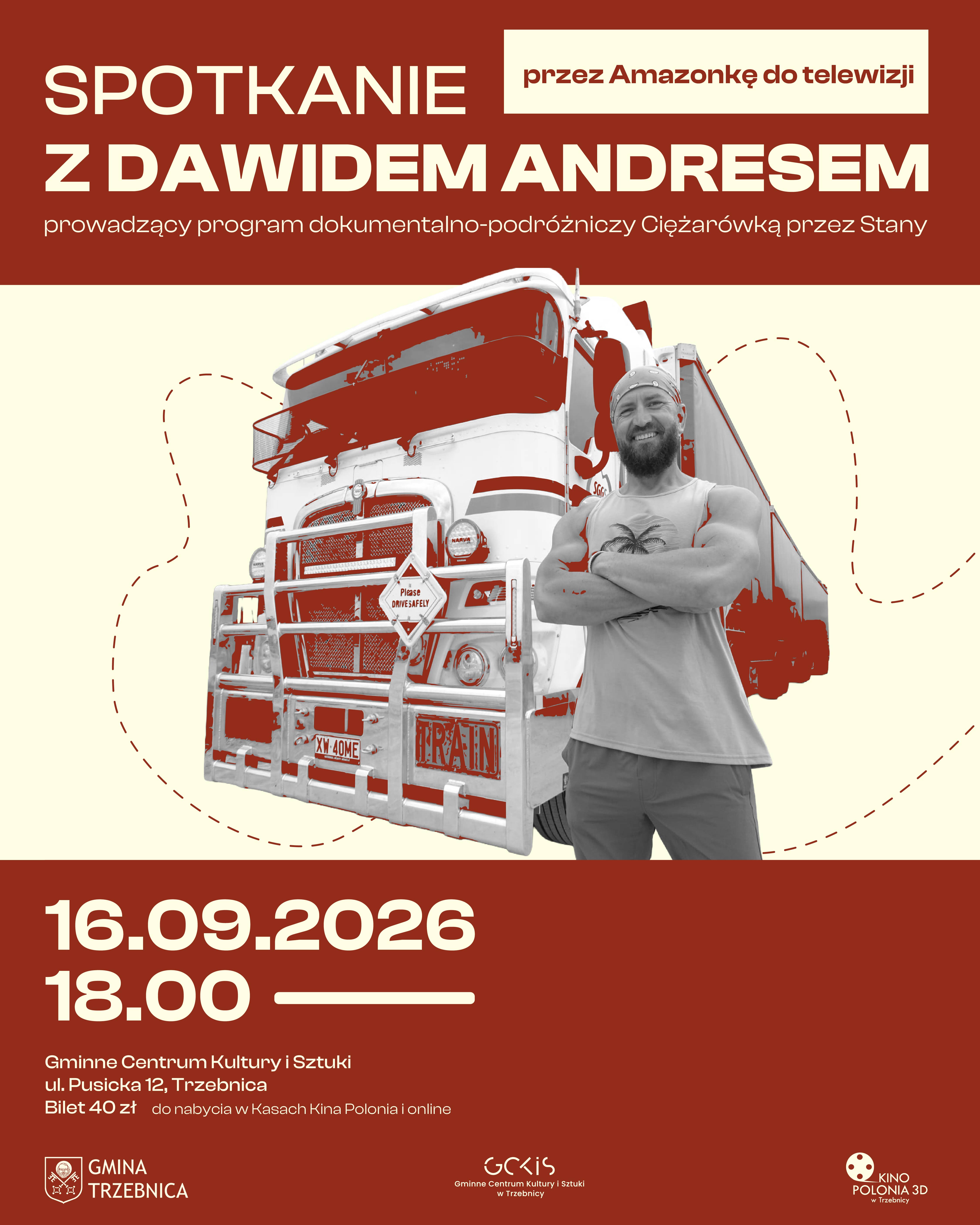 Spotkanie z Dawidem Andresem — Kino Polonia, Trzebnica