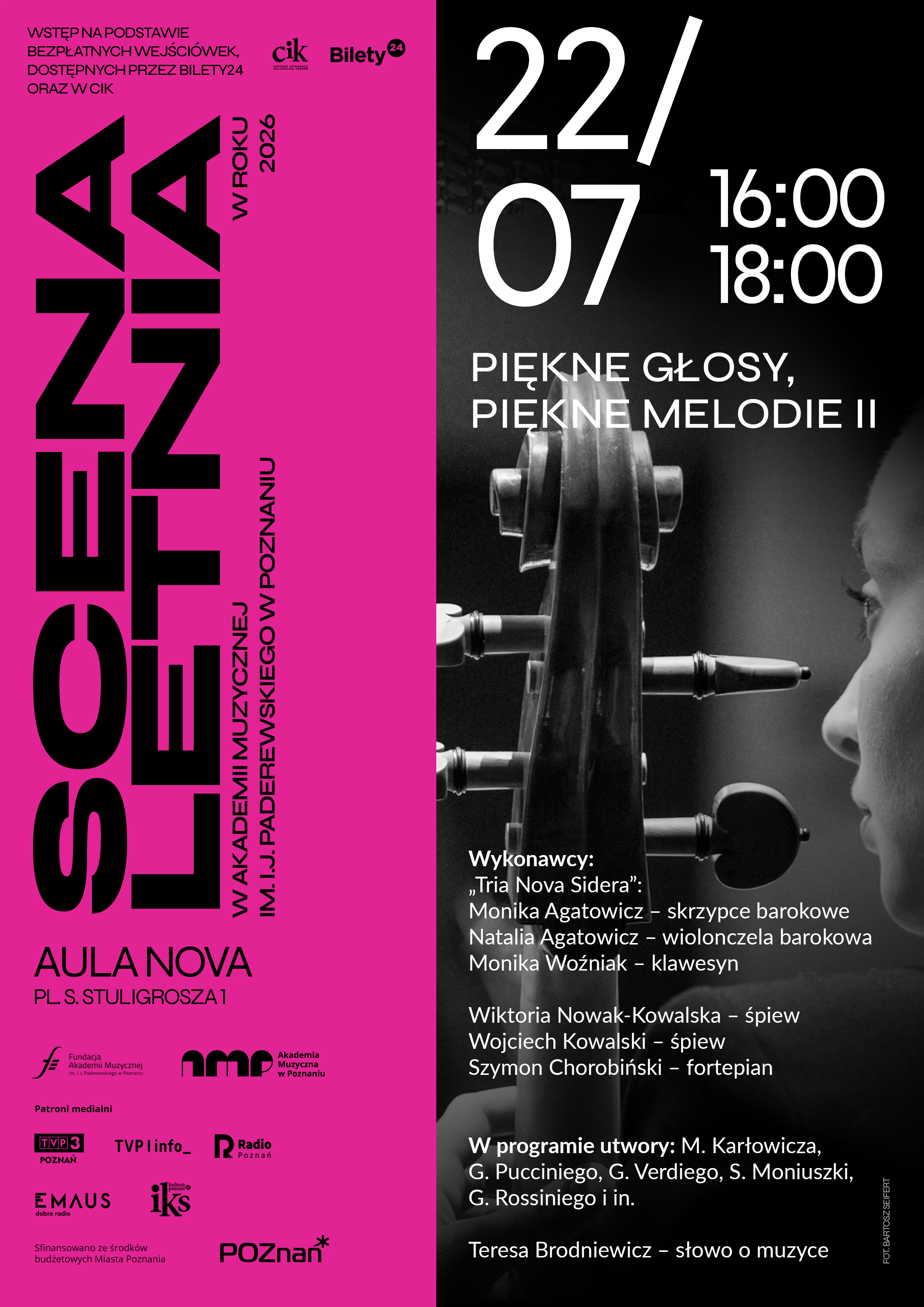 Schöne Stimmen, schöne Melodien II (Wiederholung) — Aula Nova der Musikakademie in Posen, Posen