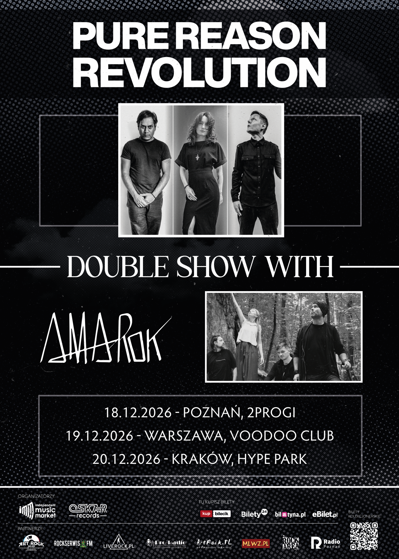 Pure Reason Revolution - Double Show with Amarok - 18.12.2026 - Poznań, 2Progi — Klub 2progi, Posen