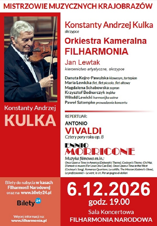 VIVALDI-MORRICONE — Filharmonia Narodowa w Warszawie, Warsaw