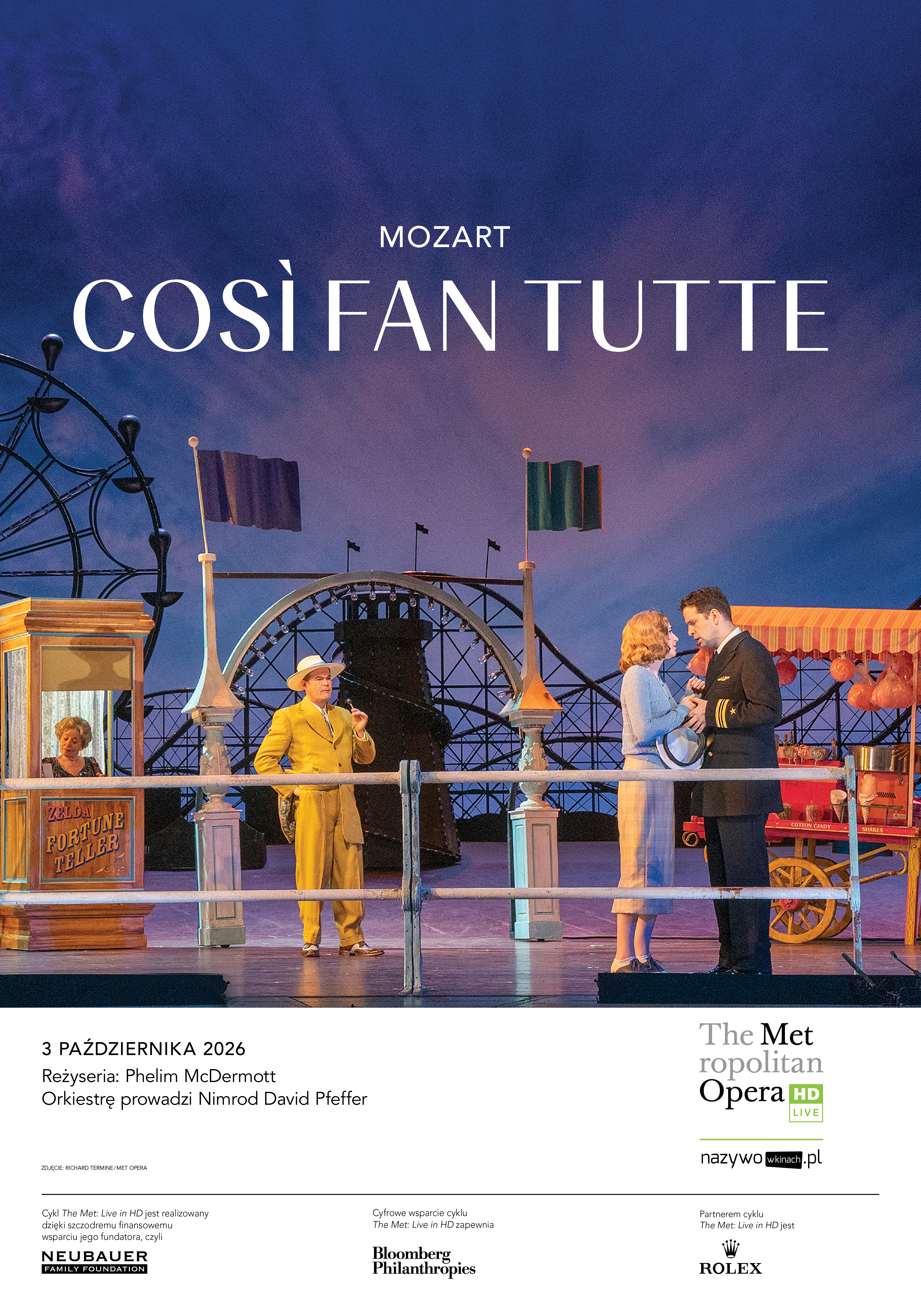 MET Opera Live 2026/27: Così Fan Tutte