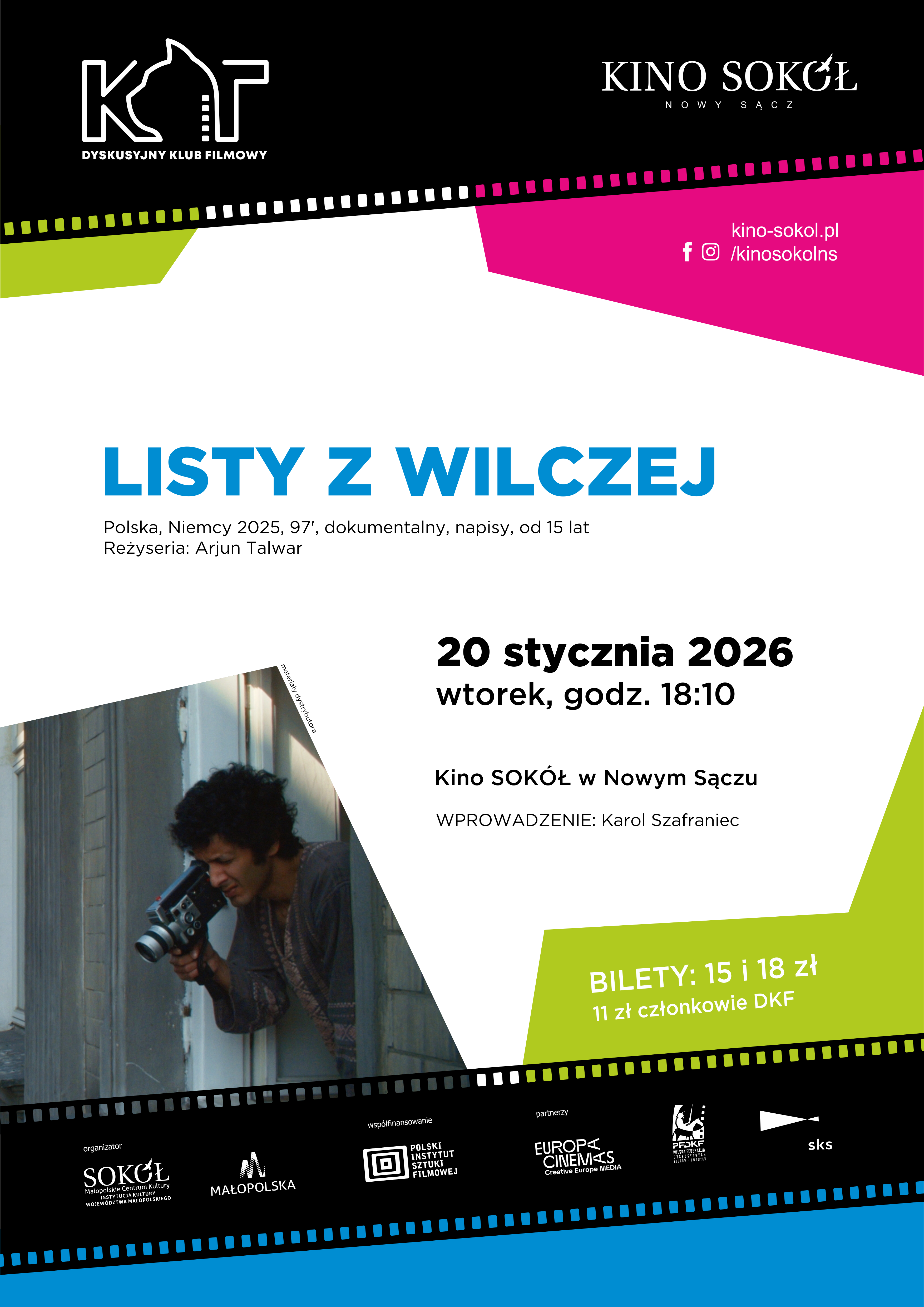 Slider - Film: LISTY Z WILCZEJ - DKF KOT