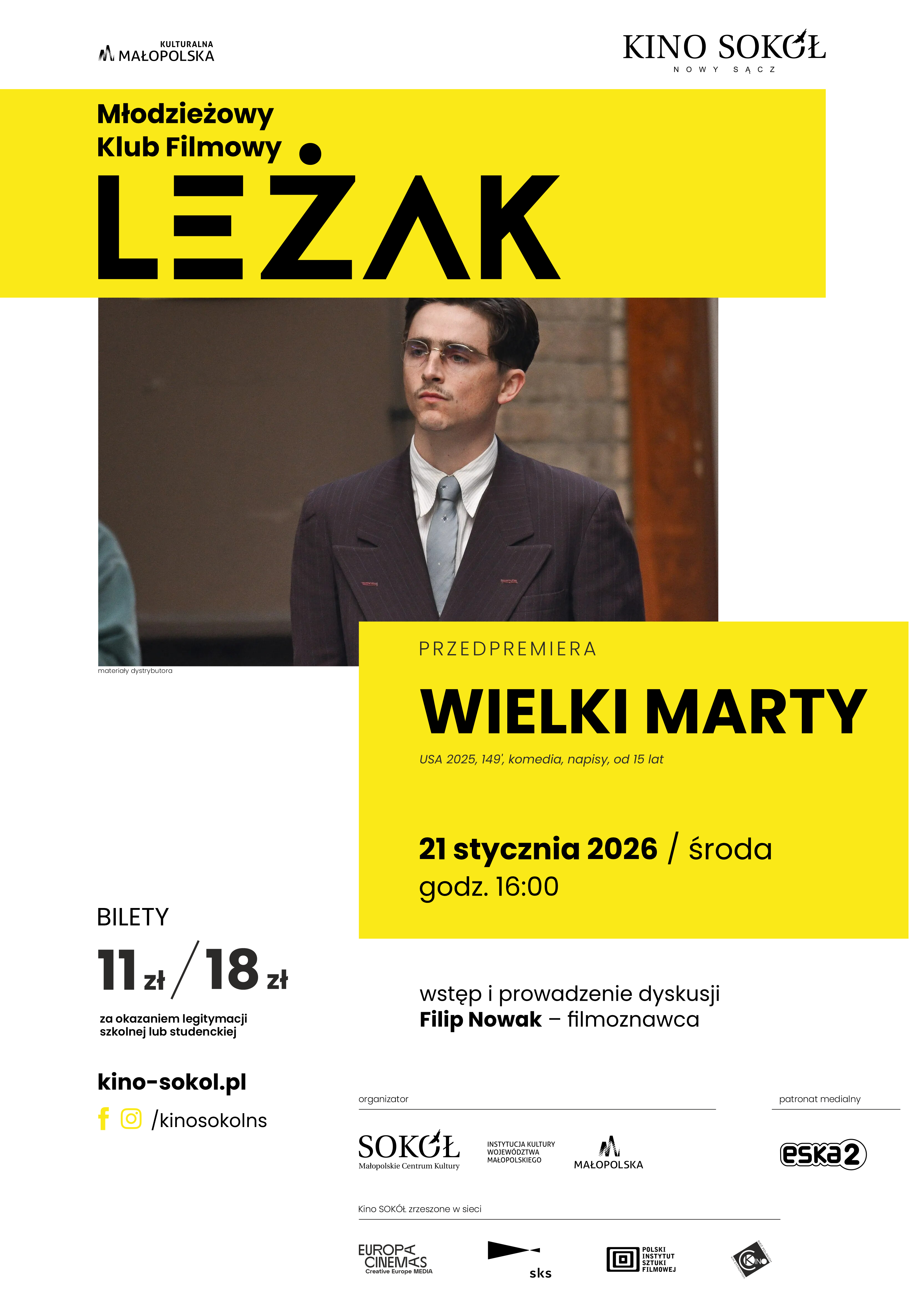 Slider - Film: WIELKI MARTY - Młodzieżowy Klub Filmowy LEŻAK