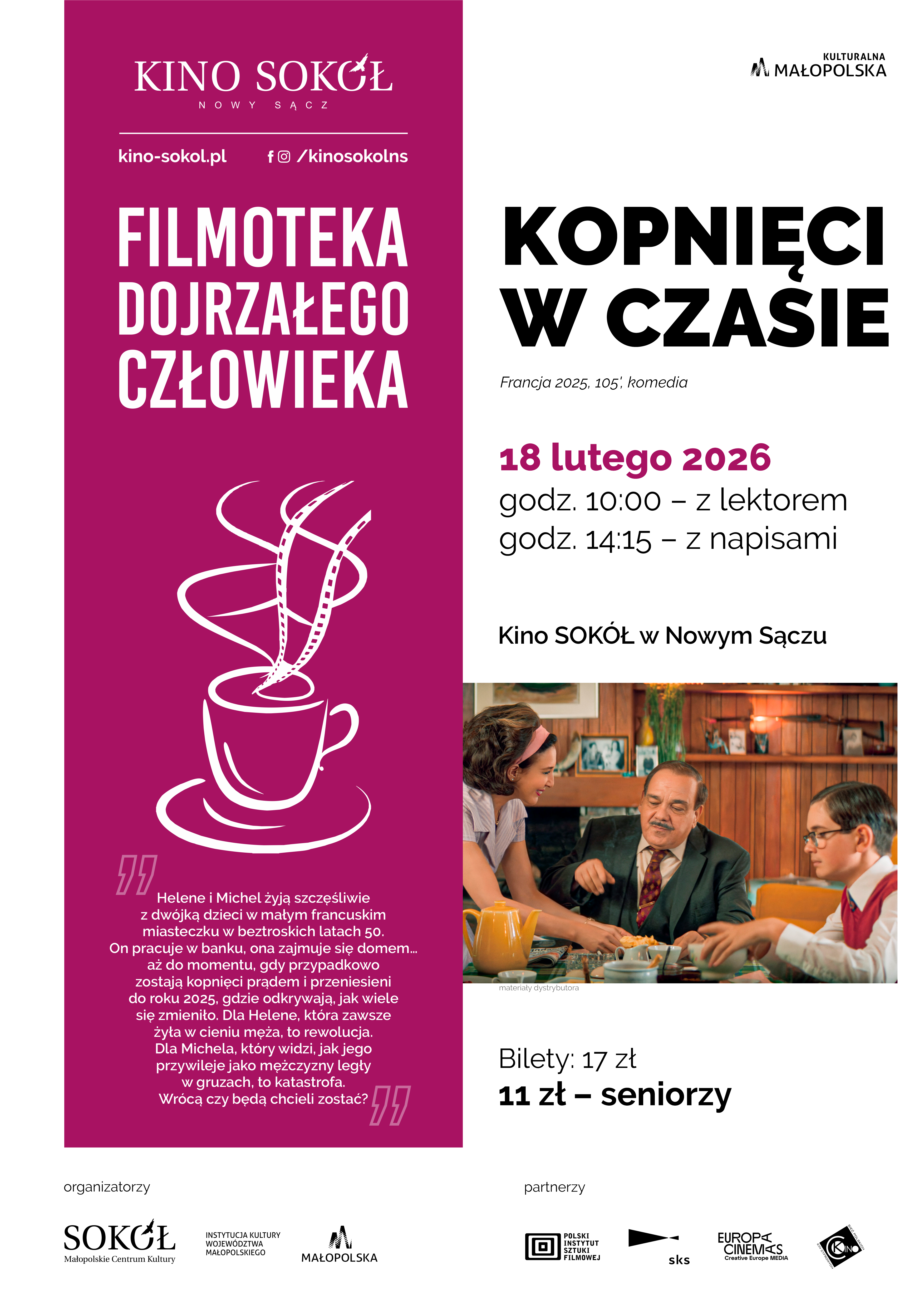 Slider - Film: KOPNIĘCI W CZASIE  lektor - Filmoteka Dojrzałego Człowieka