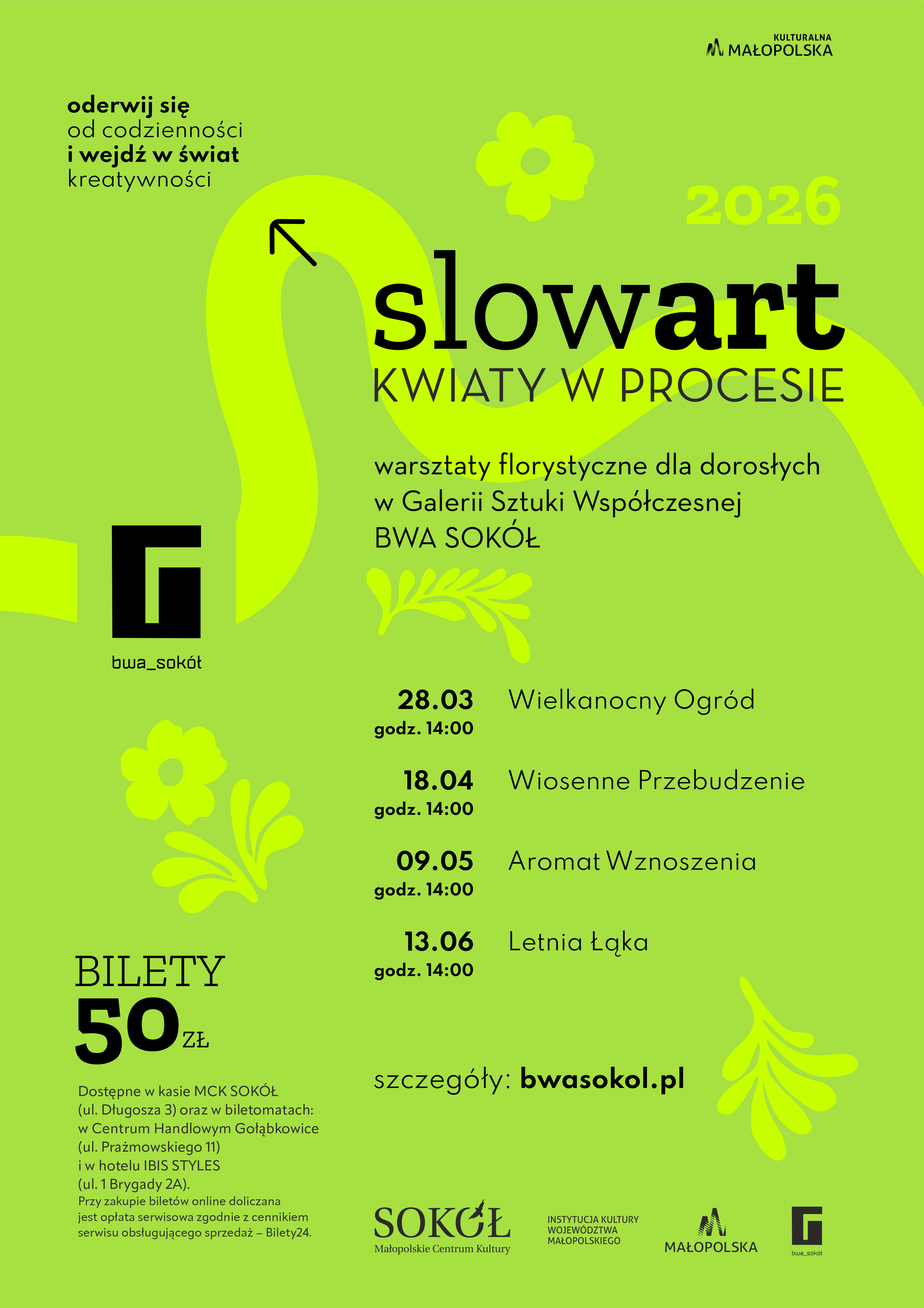 Slider - Wydarzenie: Wiosenne Przebudzenie - SLOW ART | BWA