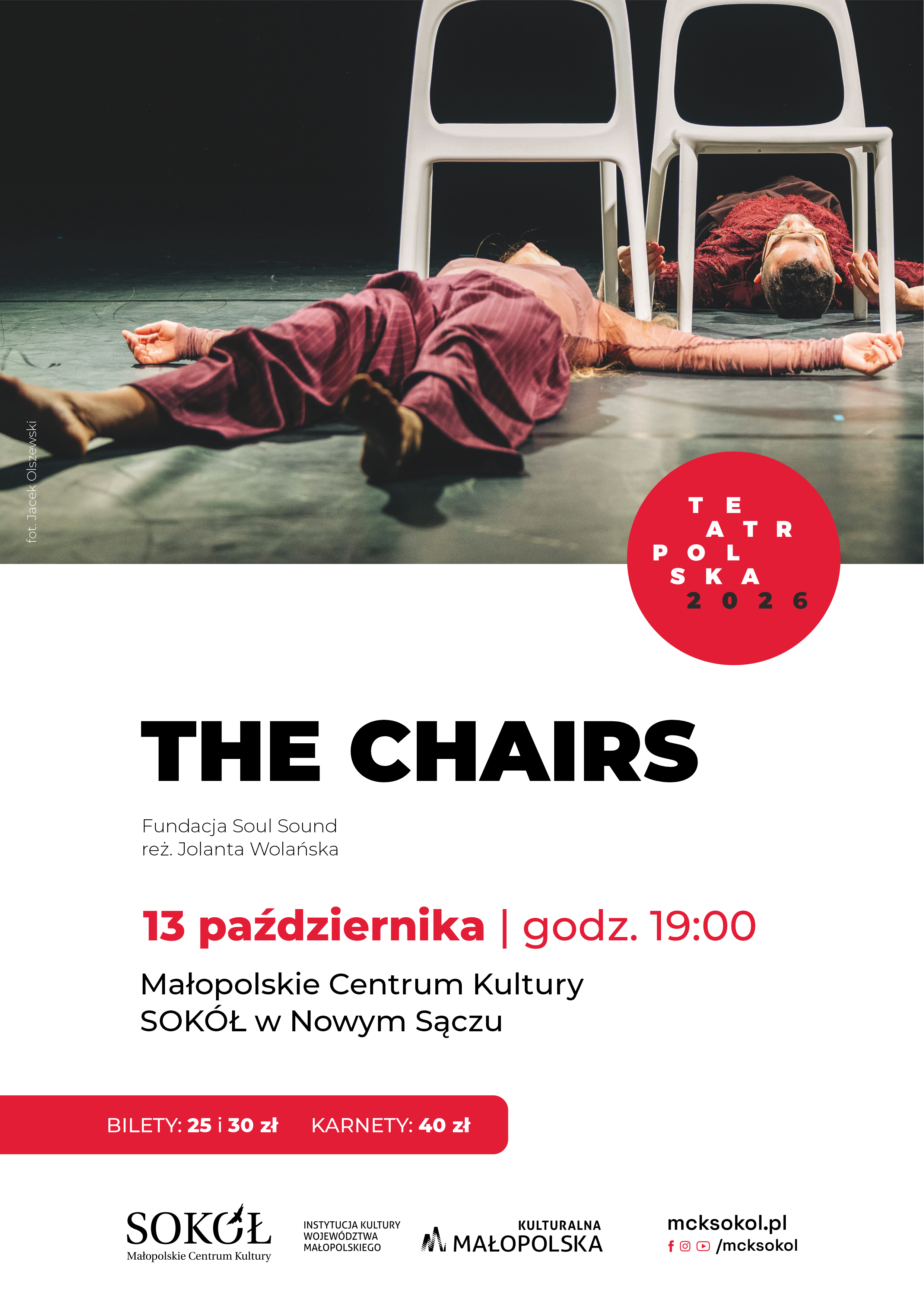 Slider - Spektakl: THE CHAIRS - Fundacja  Soul Sound - TEATR POLSKA 2026