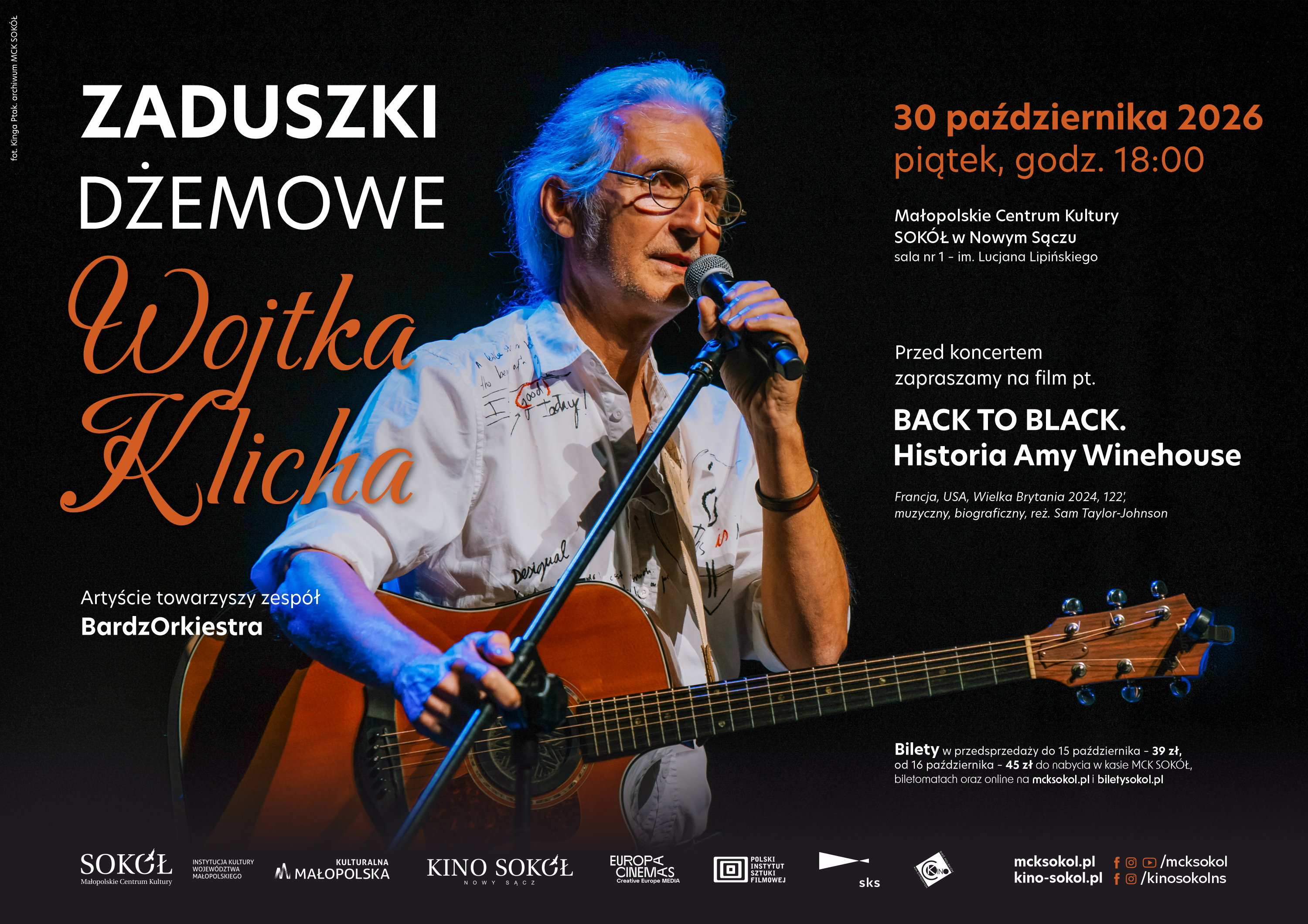 Slider - Koncert: ZADUSZKI DŻEMOWE WOJTKA KLICHA  / BACK  TO BLACK - 2026