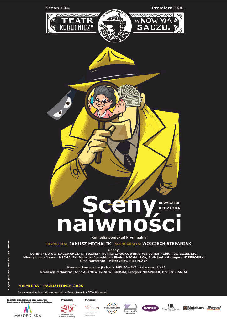 Slider - Spektakl: SCENY NAIWNOŚCI - Teatr Robotniczy im. B. Barbackiego (SCENA SOKÓŁ)