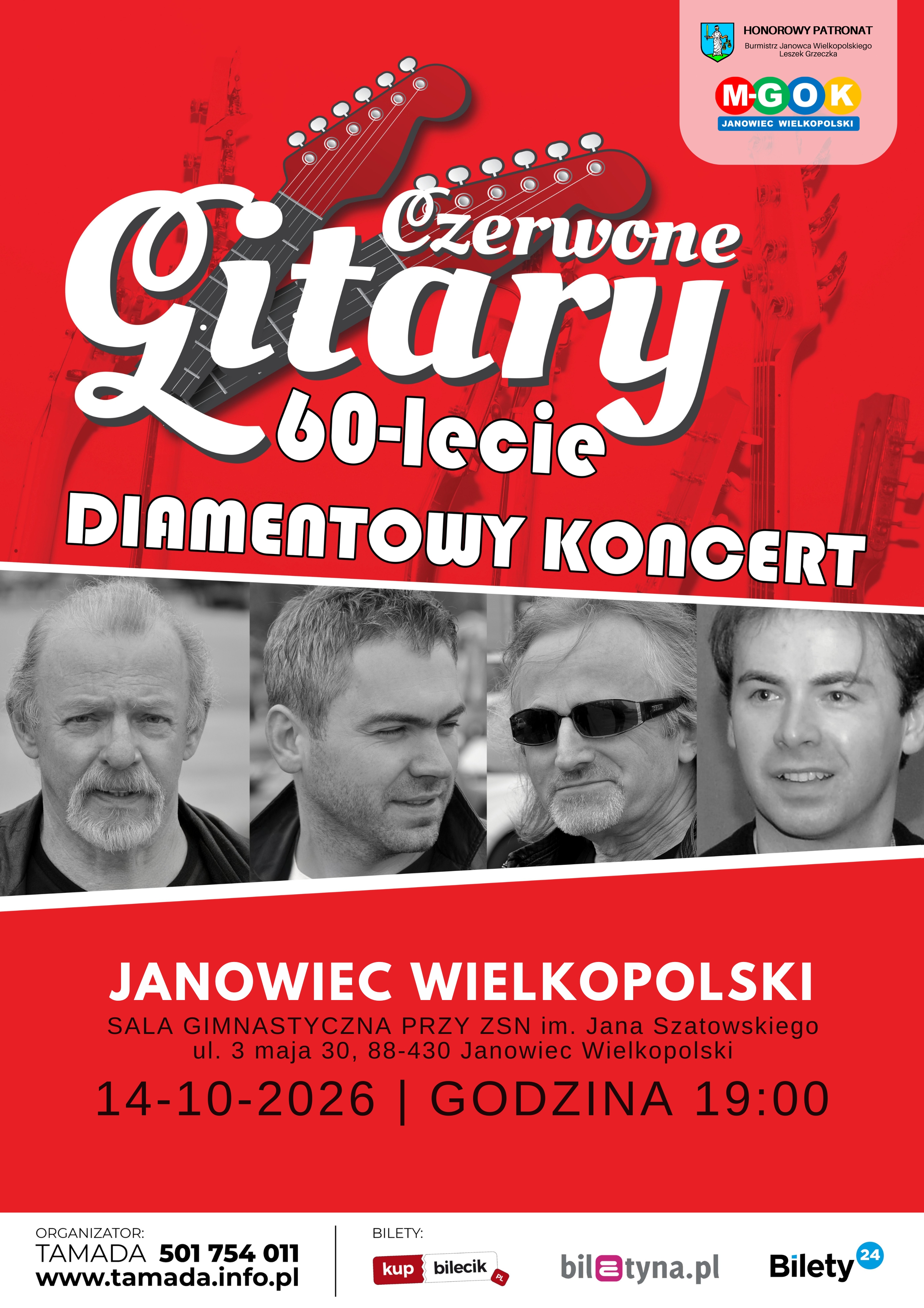 Slider - Koncert: CZERWONE GITARY - 60-lecie Diamentowy Koncert | JANOWIEC WIELKOPOLSKI