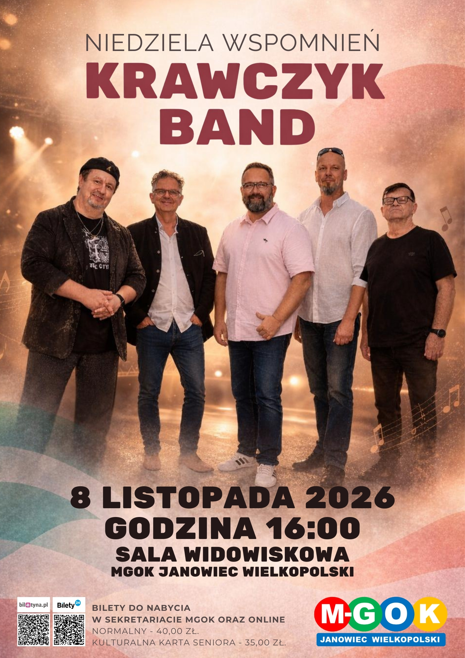 Slider - Koncert: KRAWCZYK BANK | JANOWIEC WIELKOPOLSKI