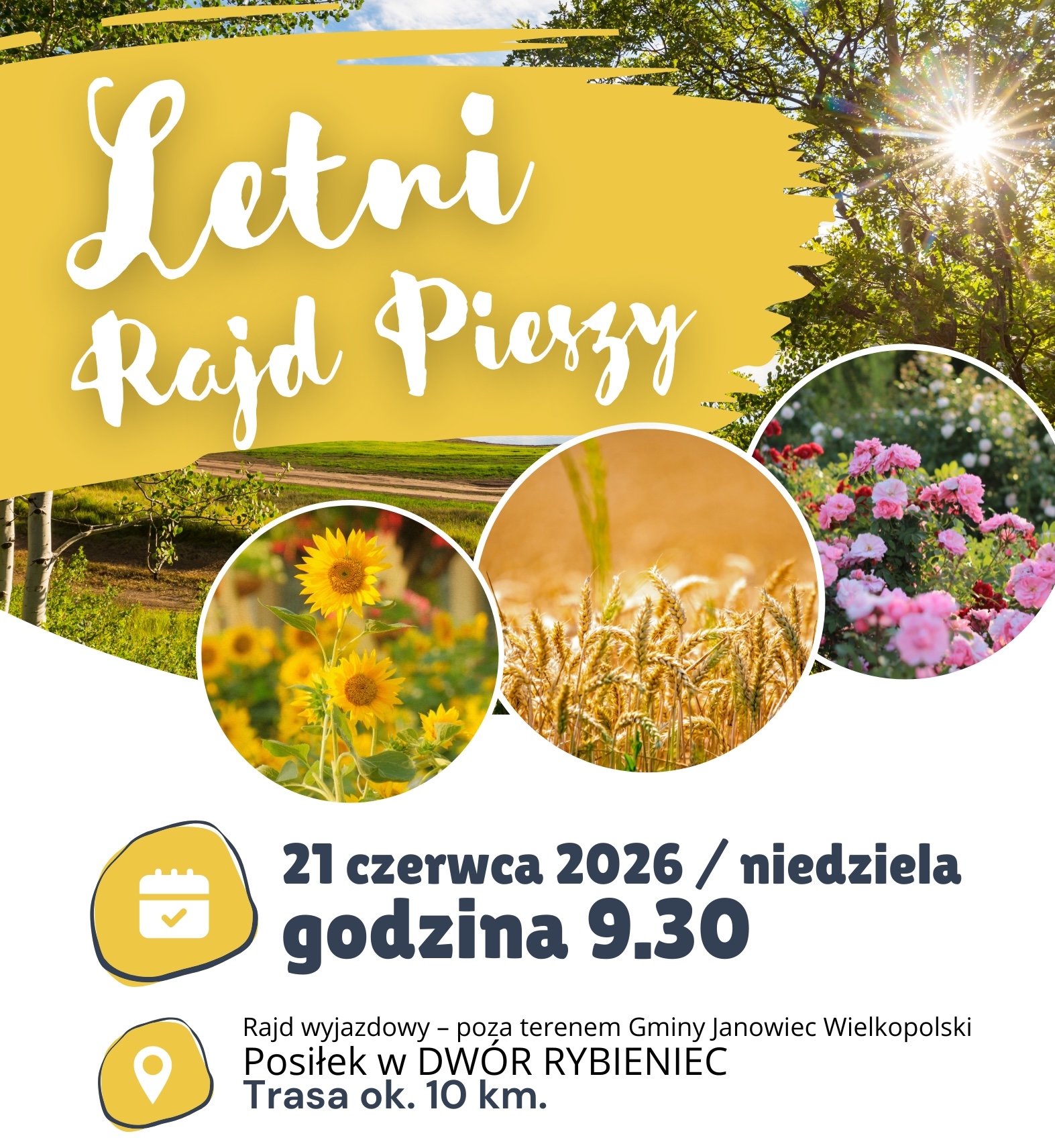 Slider - Wycieczka: LETNI RAJD PIESZY