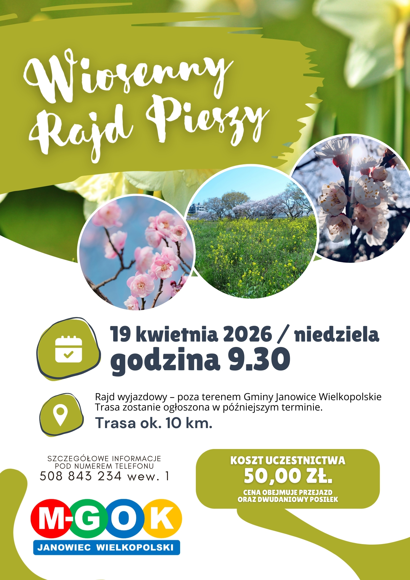 Slider - Wydarzenie: WIOESNNY RAJD PIESZY