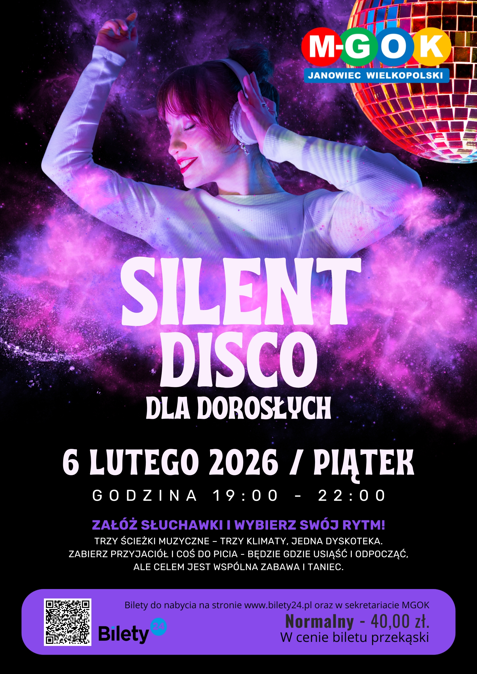 Slider - Wydarzenie: SILENT DISCO DLA DOROSŁYCH | JANOWIEC WIELKOPOLSKI