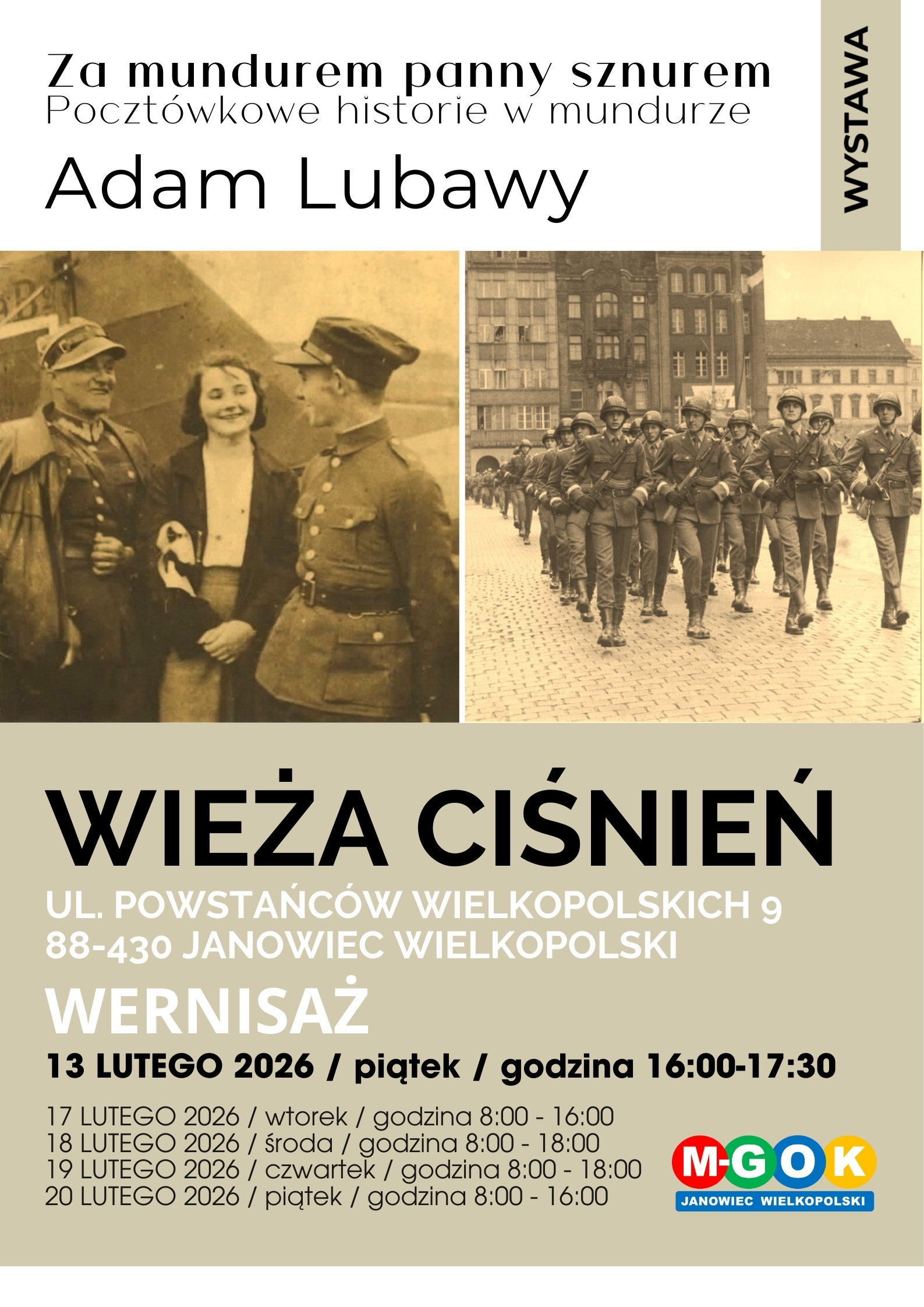 Slider - Wystawa: WYSTAWA „Za mundurem panny sznurem" | Janowiec Wielkopolski