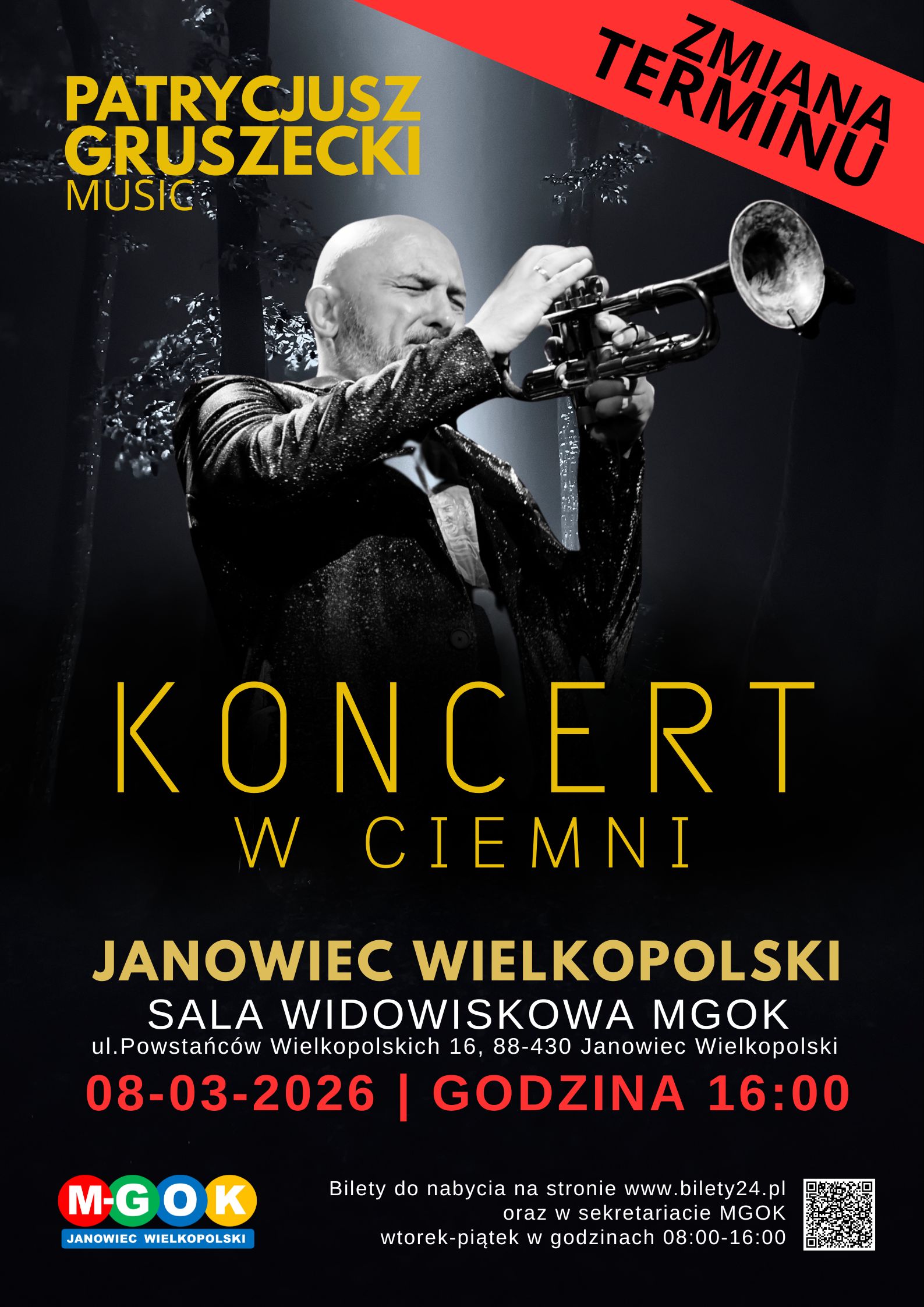 Slider - Koncert: KONCERT W CIEMNI | PATRYCJUSZ GRUSZECKI MUSIC | JANOWIEC WIELKOPOLSKI