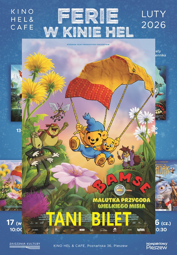 Slider - Film: BAMSE - MALUTKA PRZYGODA WIELKIEGO MISIA	- 2D dubbing - Ferie w Kinie