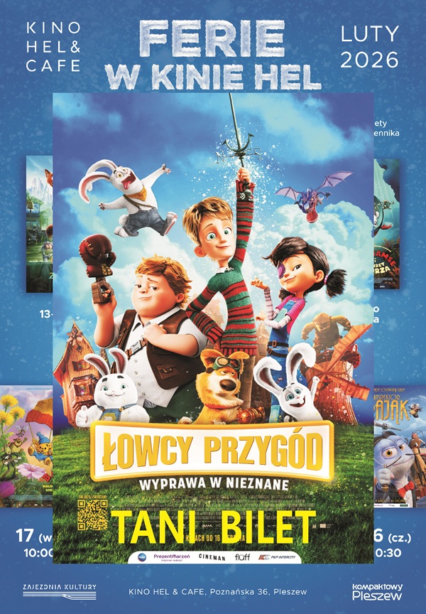 Slider - Film: ŁOWCY PRZYGÓD - 2D dubbing - Ferie w Kinie