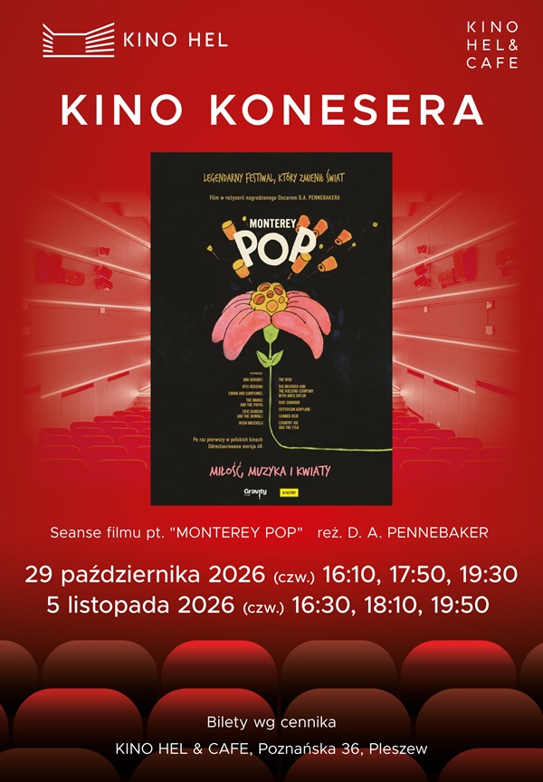 Slider - Film: MONTEREY POP - 2D napisy - Kino Konesera