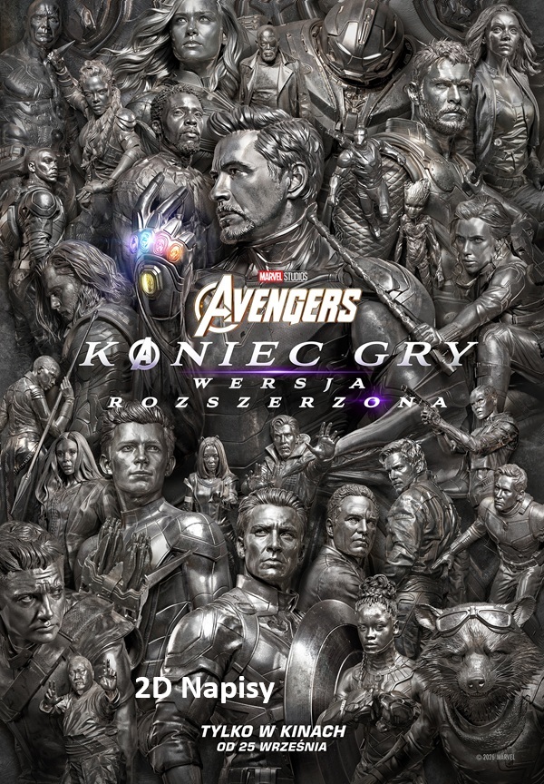 Slider - Film: AVENGERS: KONIEC GRY - WERSJA ROZSZERZONA - 2D napisy