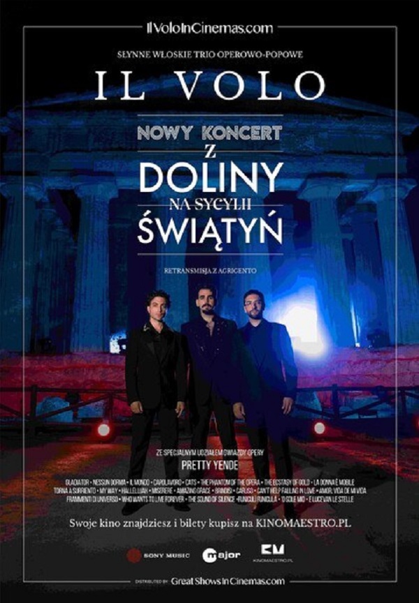 Slider - Wydarzenie: RETRANSMISJA IL VOLO. NAJNOWSZY KONCERT Z DOLINY ŚWIĄTYŃ
