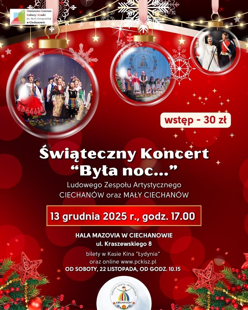Slider - Koncert: ŚWIĄTECZNY KONCERT "BYŁA NOC..." LZA