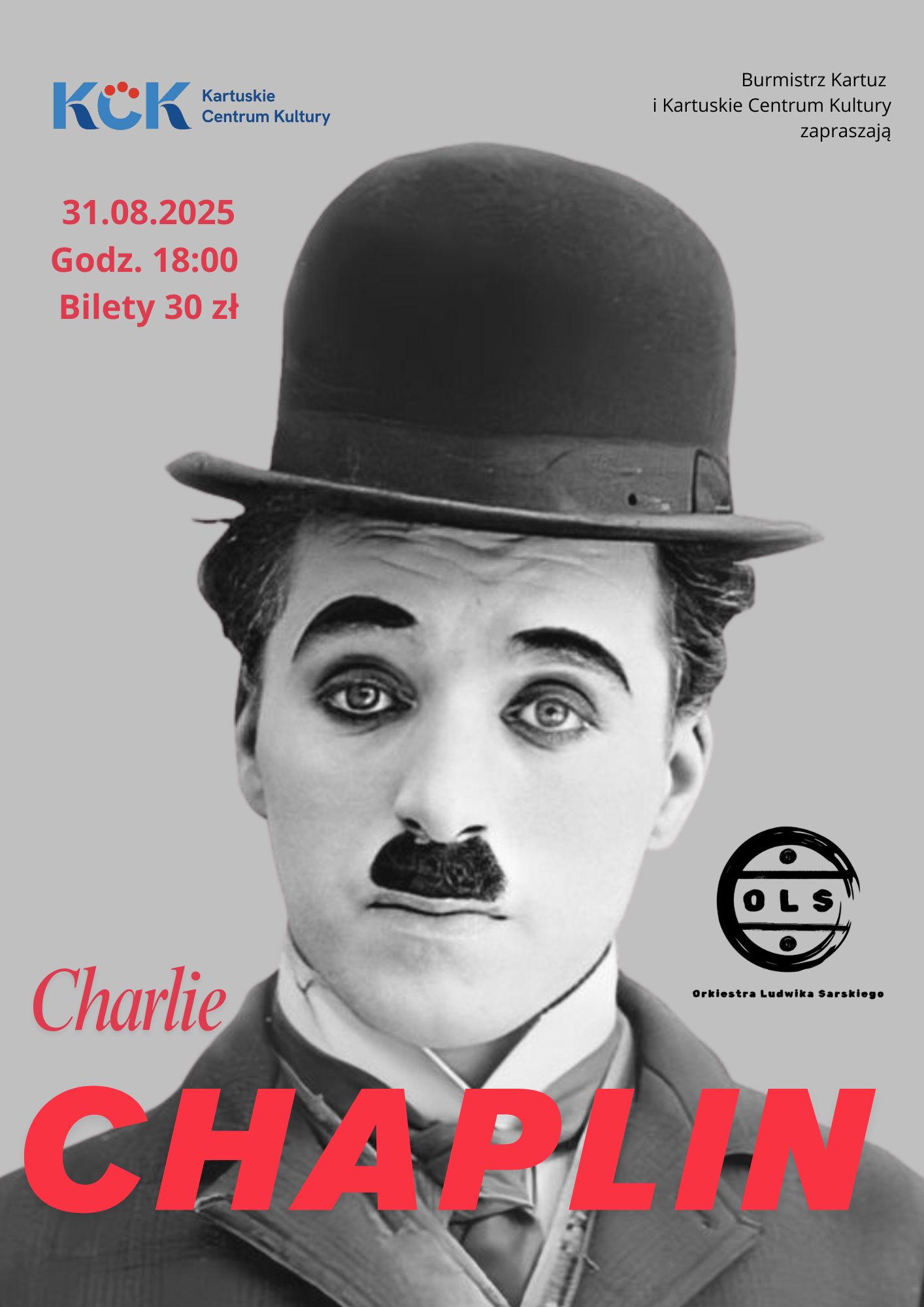Slider - Koncert: Charlie Chaplin na wielkim ekranie – na żywo z orkiestrą!